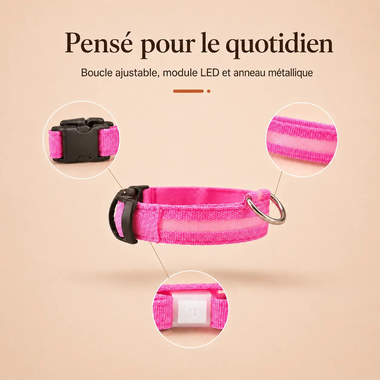 Collier Lumineux LED
