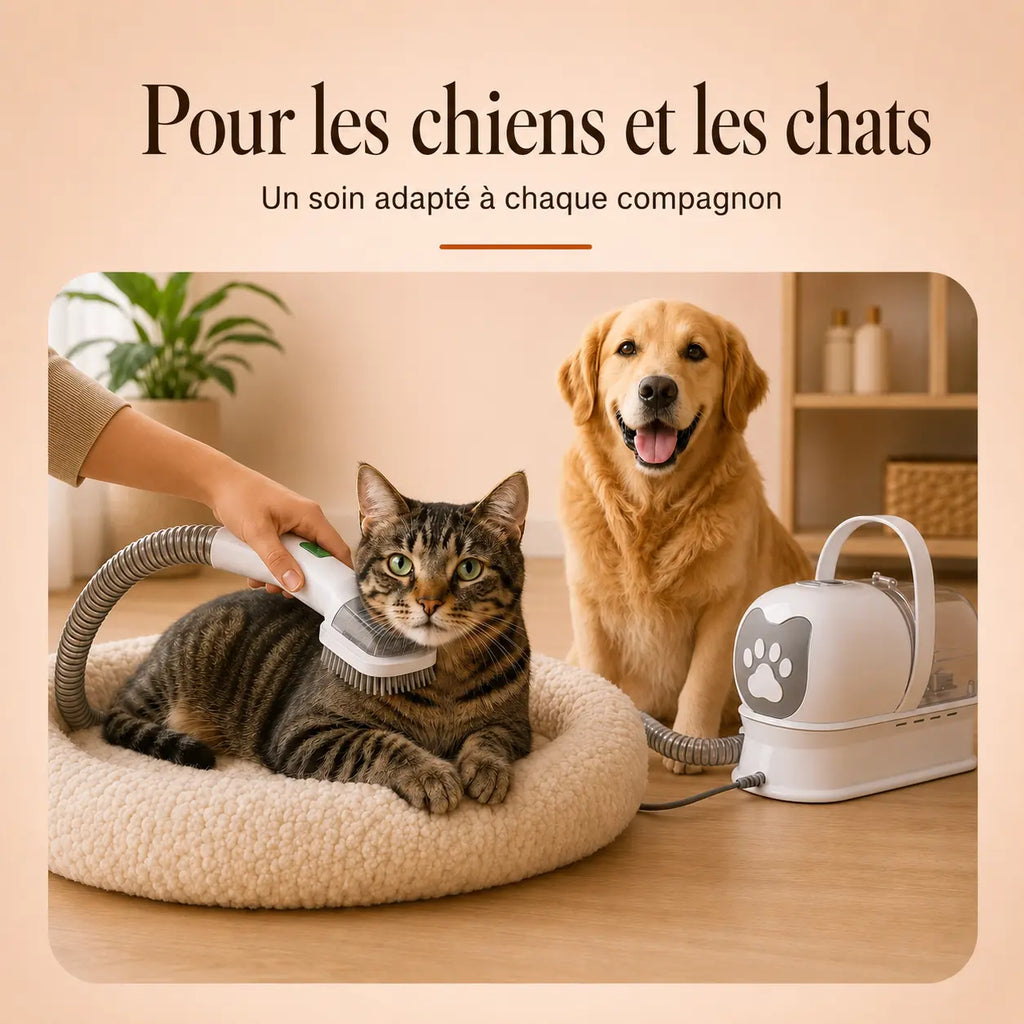 Station de Toilettage Aspirante 7-en-1