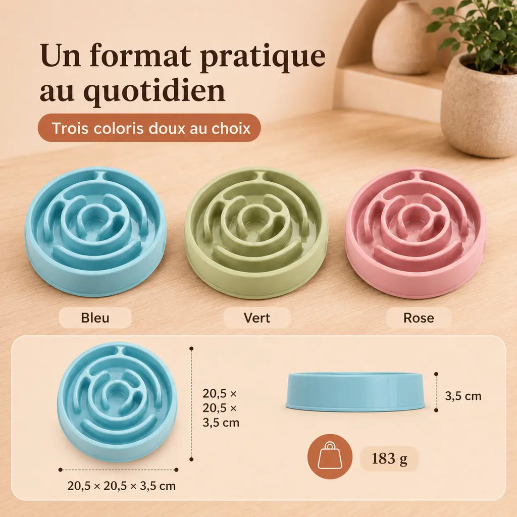 Gamelle anti-glouton