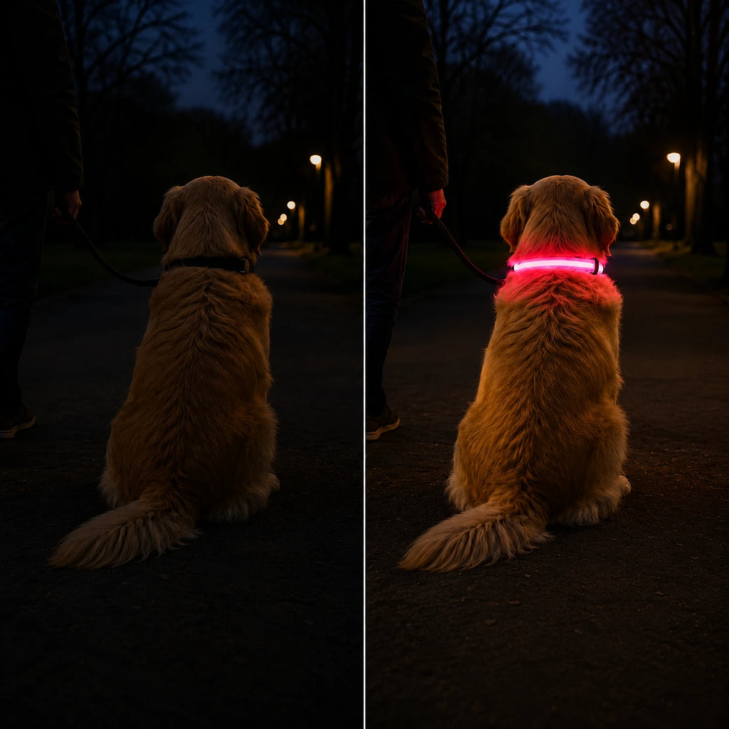 Collier Lumineux LED pour Chien