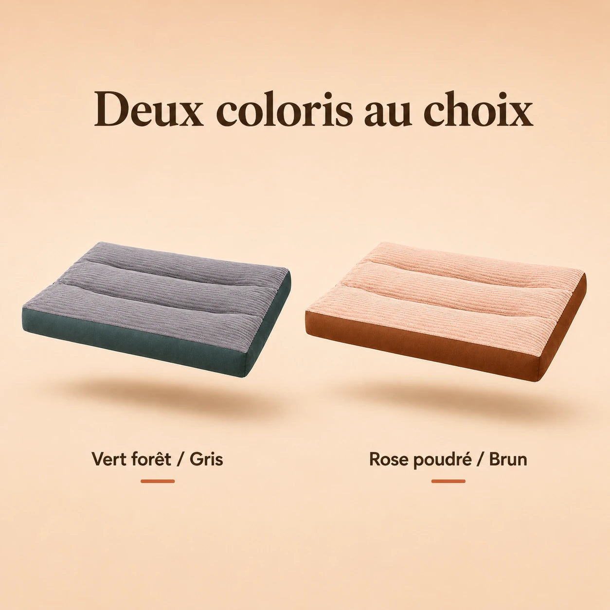 Matelas confort déhoussable pour chien et chat