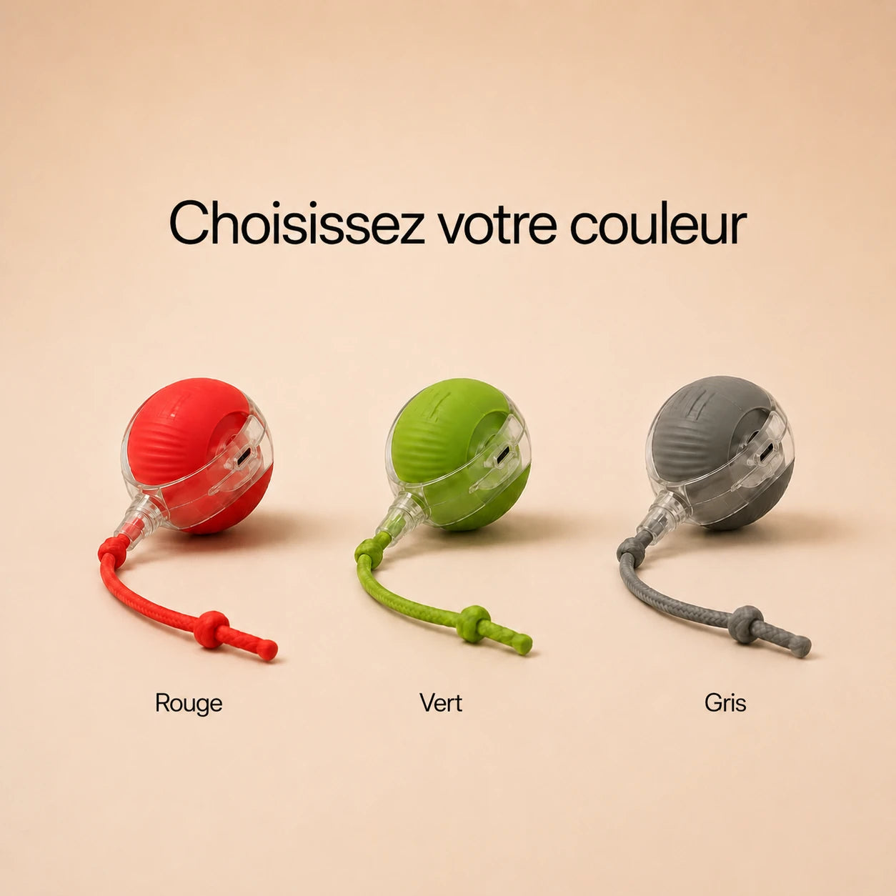 Balle Interactive Intelligente pour Chien et Chat