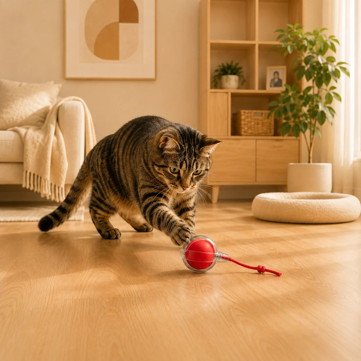 Balle Interactive Intelligente pour Chien et Chat